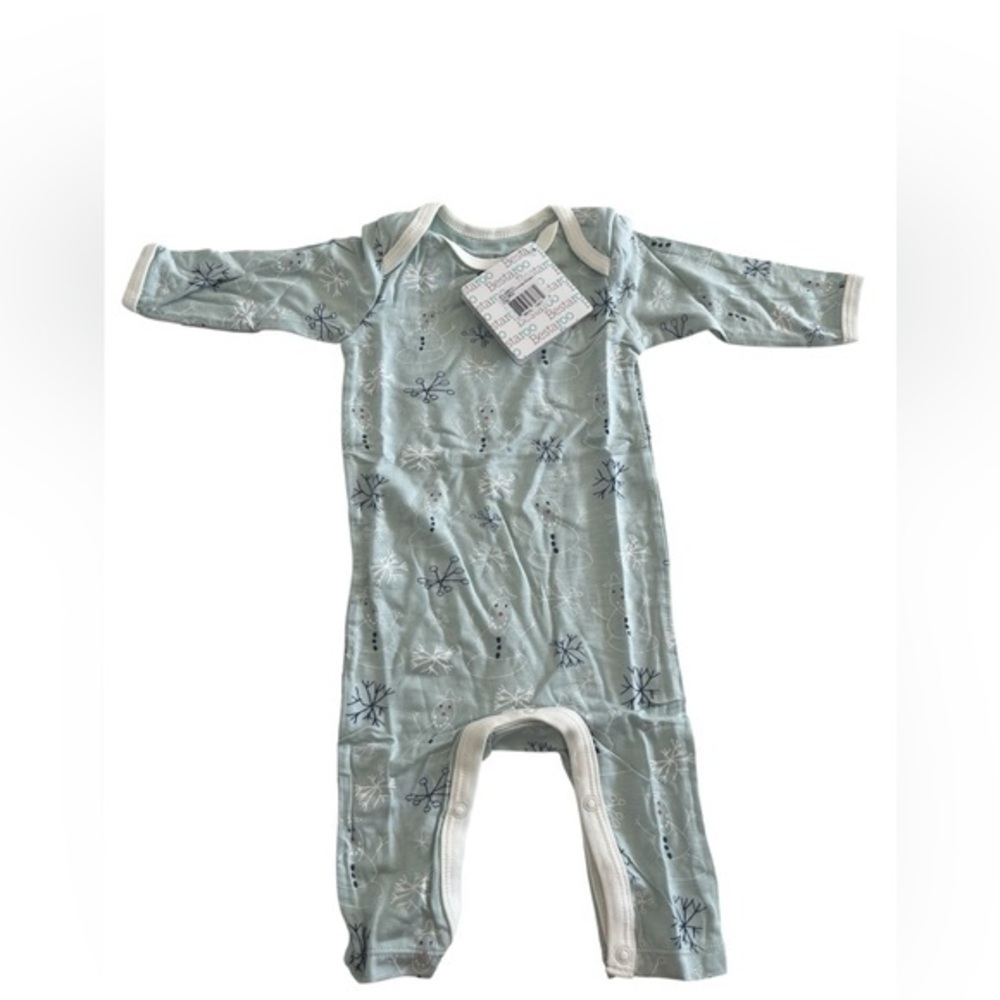 NWT bestaroo snowman Cozy Blue Kids Pajama